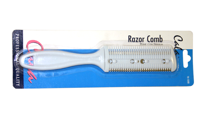 Razor comb- cut angles and layers into your hair with these easily!